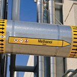 Pipe markers XL Methanol