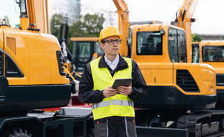 Site industriel avec son responsable