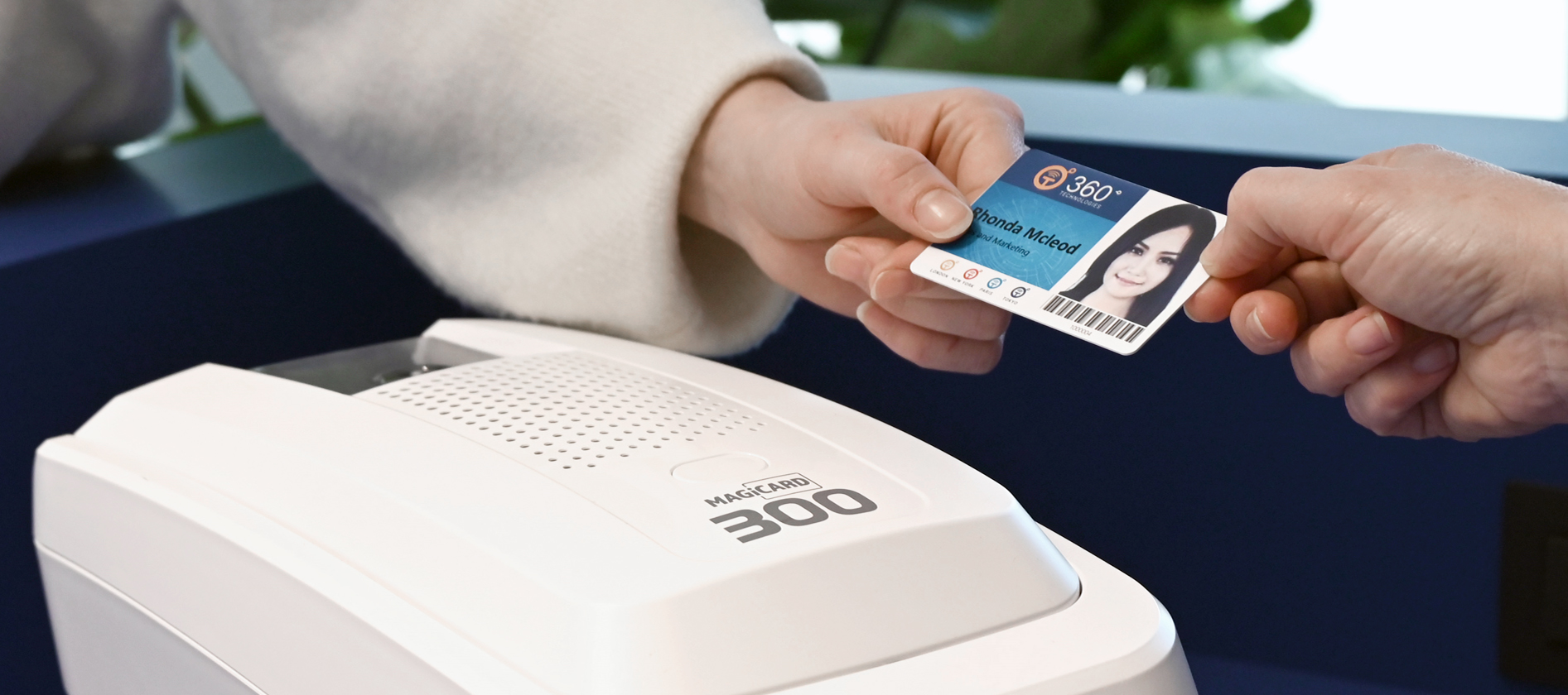 Imprimante Magicard avec carte